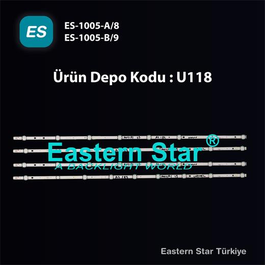 ES-1005, VESTEL 43 DRT UHD, 17DLB43VER3, SVV430A57, VESTEL GRUBU 43, TV LED BAR-U118