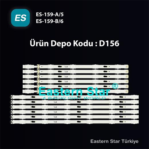 ES-159, SAMSUNG, BN96-34793A, BN96-34794A, UE48JU6070U, UE48JU6410U, UE48JU6470U, UE48JU6570U, UE48JU6610U, UE48JU7500T LED BAR-D156