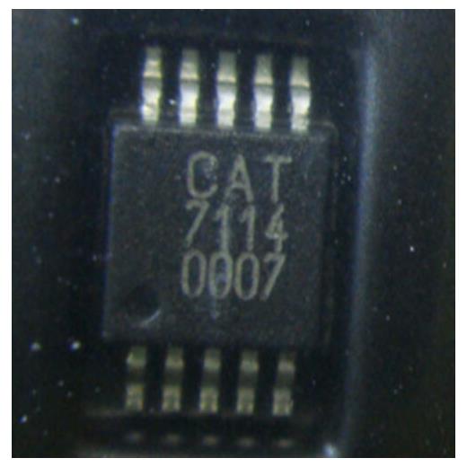 CAT 7114 MSOP10 ic chip